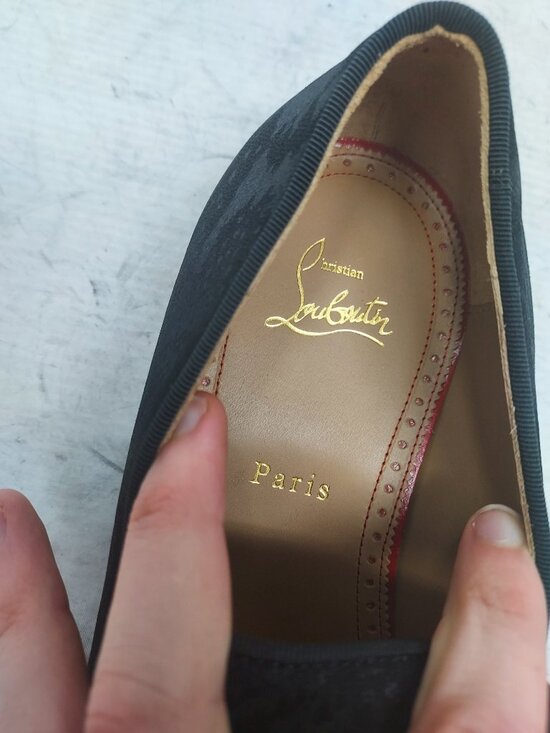 Christian Louboutin MENS Black Spooky Spike Stud Loafer main image 4